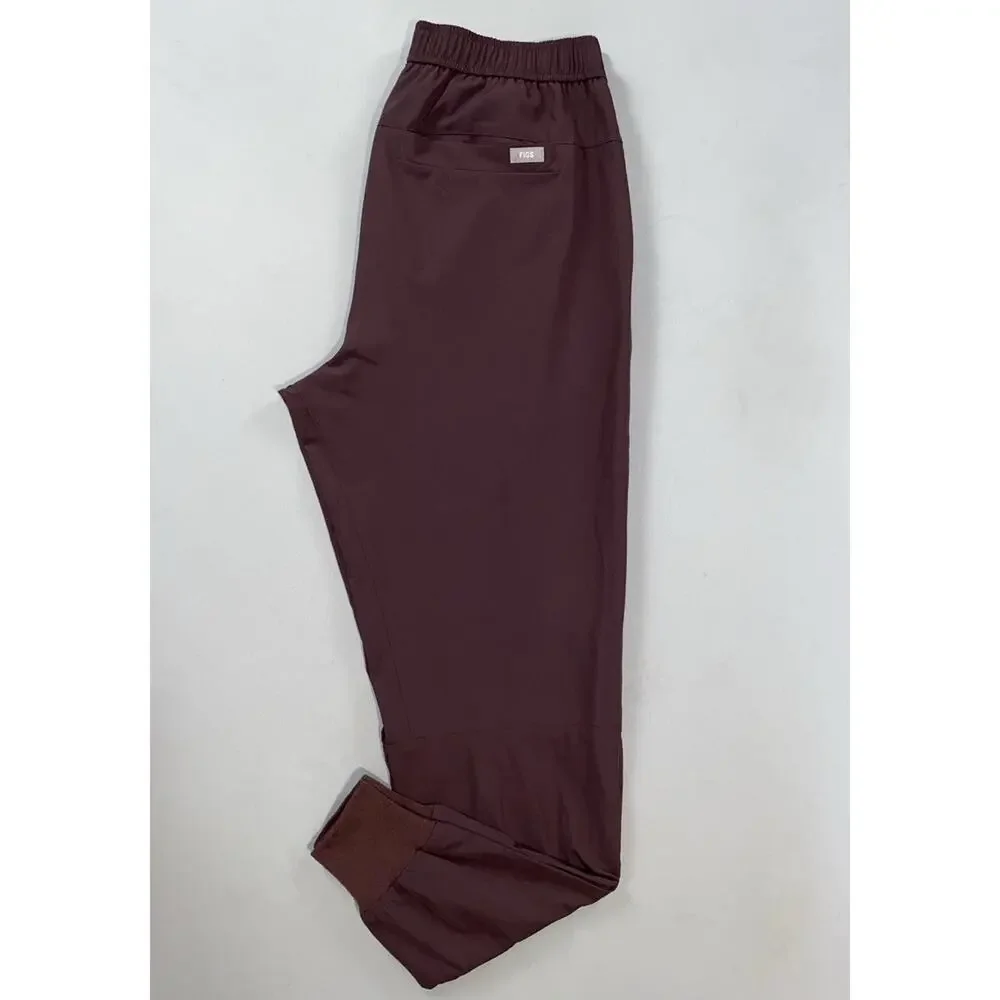 FIGs M21SW2015 Men's Tansen Technical Jogger Scrub Pants. Burgundy, Size M. EUC!